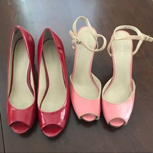 NINE WEST PEEPTOE BOMBSHELL TWO PACK